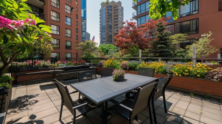 Le Jardin De La Toiture, Une Oasis Au Cœur De La Ville, En Plein Essor.