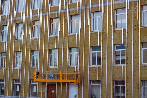 Façade Isolée En Laine Minérale